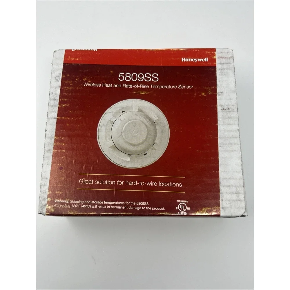 NEW Factory Sealed Wireless Heat And Rate-of-Rise Temperature Sensor 5809SS